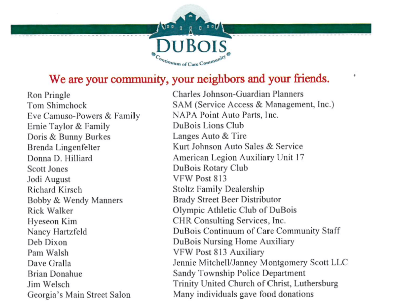 DuBois Continuum of Care Community